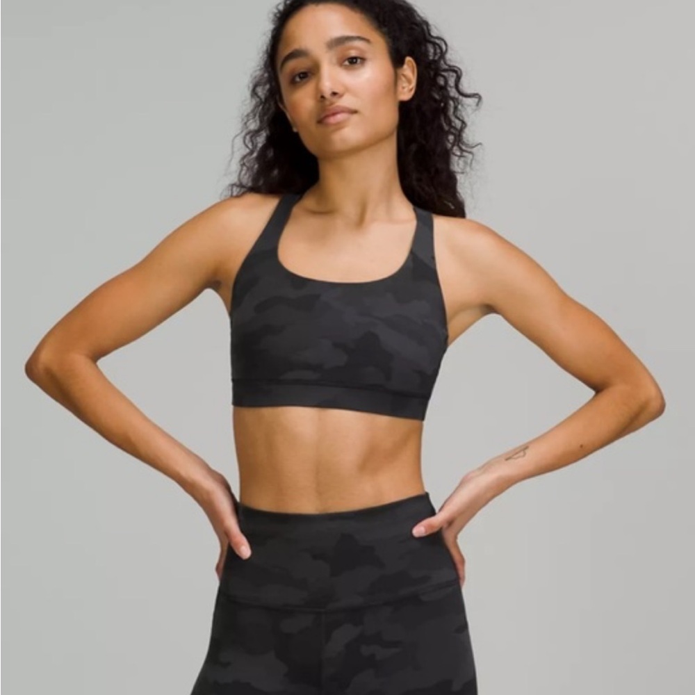 Lululemon Energy Bra Camo Size 4